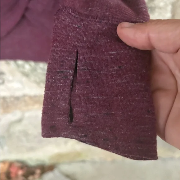 Athleta Twist Front Plunge Pullover Top with Hood - Picture 4 of 10